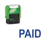 Colop Green Line Stamp Paid Blue