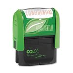 Colop Stamp Green Line Confidential
