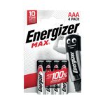 Energizer Max Aaa Battery Pk4