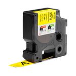 Dymo Rhino Vinyl Tape 19Mm Blk/Ylw