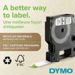 Dymo D1 Labelmaker Tape 9Mm Blk/Clr