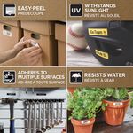 Dymo D1 Labelmaker Tape 12Mm Blk/Red