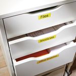 Dymo D1 Labelmaker Tape 19Mm Blk/Ylw