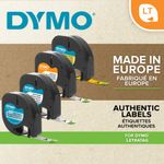 Dymo Letratag Plas Tape 12Mmx4M Blu