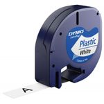 Dymo Letratag Plas Tape 12Mmx4M Wht
