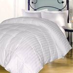 Satin Stripe Duvet 10.5 Tog Sgl Pk4