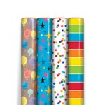 Generic Giftwrap Paper 3M Ast Pk49