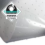 Floortex Cleartex Chr Mat Carp Clr