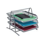 Mesh Letter Tray Portrait Fc Slv