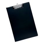 Fold-Over Clipboard Foolscap Blk