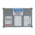 Felt Noticeboard 900X600Mm Grey