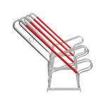 City Hybrid Bicycle Rack 4 Cycle Cap