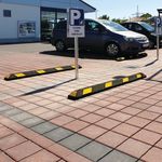 Park-Aid Wheel Stop 1800Mm Blk/Ylw