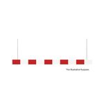 Height Restriction Bar 3000 Red/Wht