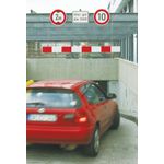 Height Restriction Bar 4000 Red/Wht