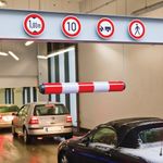 Height Restrict Plast Br 1000 Rd/Wht