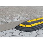 Hdut Kerb Ramp End 360X360 Ylw/Blk
