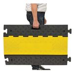 Cable Prot Ramp Lg 960X600 Ylw/Blk