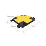 Cable Prot Ramp Crossover 597 Ylwblk
