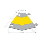 Prot Ramp Med Rt Angle Sec Ylwblk