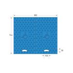 Wheelchair Ramp Lg 744X880 Blue/Ylw