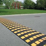Speed Hump Centre Sec 500X75 Ylw/Blk