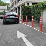 Flexback Traffic Posts 1000Mm Redwht