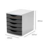 5 Star 5 Drw Tower 300Mm Black