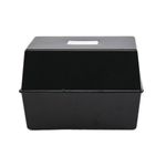 5 Star Card Index Box 6X4 Inch Black