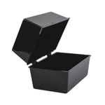 5 Star Card Index Box 8X5 Inch Black