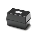 5 Star Card Index Box 5X3 Inch Black
