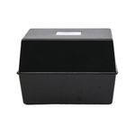 5 Star Card Index Box 5X3 Inch Black