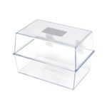 5 Star Card Index Box 5X3In Crystal