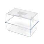 5 Star Card Index Box 6X4In Crystal