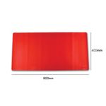 5 Star Ds Desk Mat 800X400Mm Blk/Red