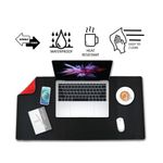 5 Star Ds Desk Mat 800X400Mm Blk/Red