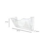 5 Star Wall Pkt Lit Holder A4 Lcap