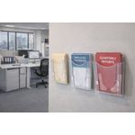 5 Star Wall Pkt Lit Holder A4 Ptrt