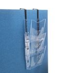 5 Star 3 Pkt Wall Lit Holder A4 Ptrt