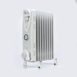 9Fin Oil Fill Rad 2000W Wth Time Wht