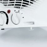 Upright Port Fan Heater 2000W White