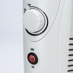 5 Fin Mini Oil Filled Rad 500W White
