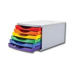 5 Star 6 Drawer Tower 6X30Mm Rainbow