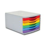 5 Star 6 Drawer Tower 6X30Mm Rainbow