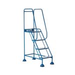 Uk Domed Feet Pchd 4 Tread Step Blue