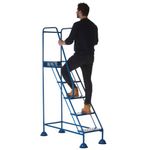 Uk Domed Feet Pchd 5 Tread Step Blue