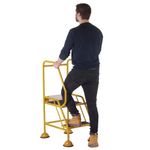 Uk Domed Feet Aslip 2 Tread Step Ylw