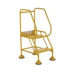 Uk Domed Feet Pchd 2 Tread Step Ylw