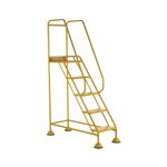 Uk Domed Feet Pchd 5 Tread Step Ylw