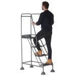 Uk Domed Feet Aslip 4 Tread Step Gry